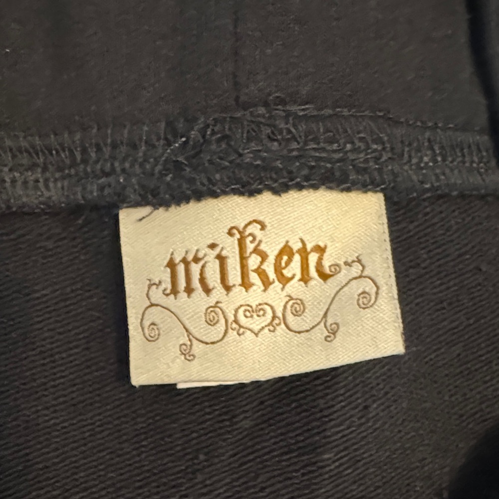 Black Cotton Suspender Skirt with Button Details - Picture 4 of 5